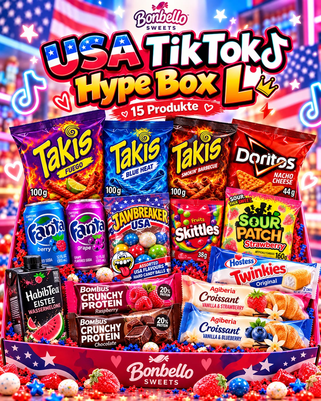 USA TikTok Hype Box – The Influencer XXL Box