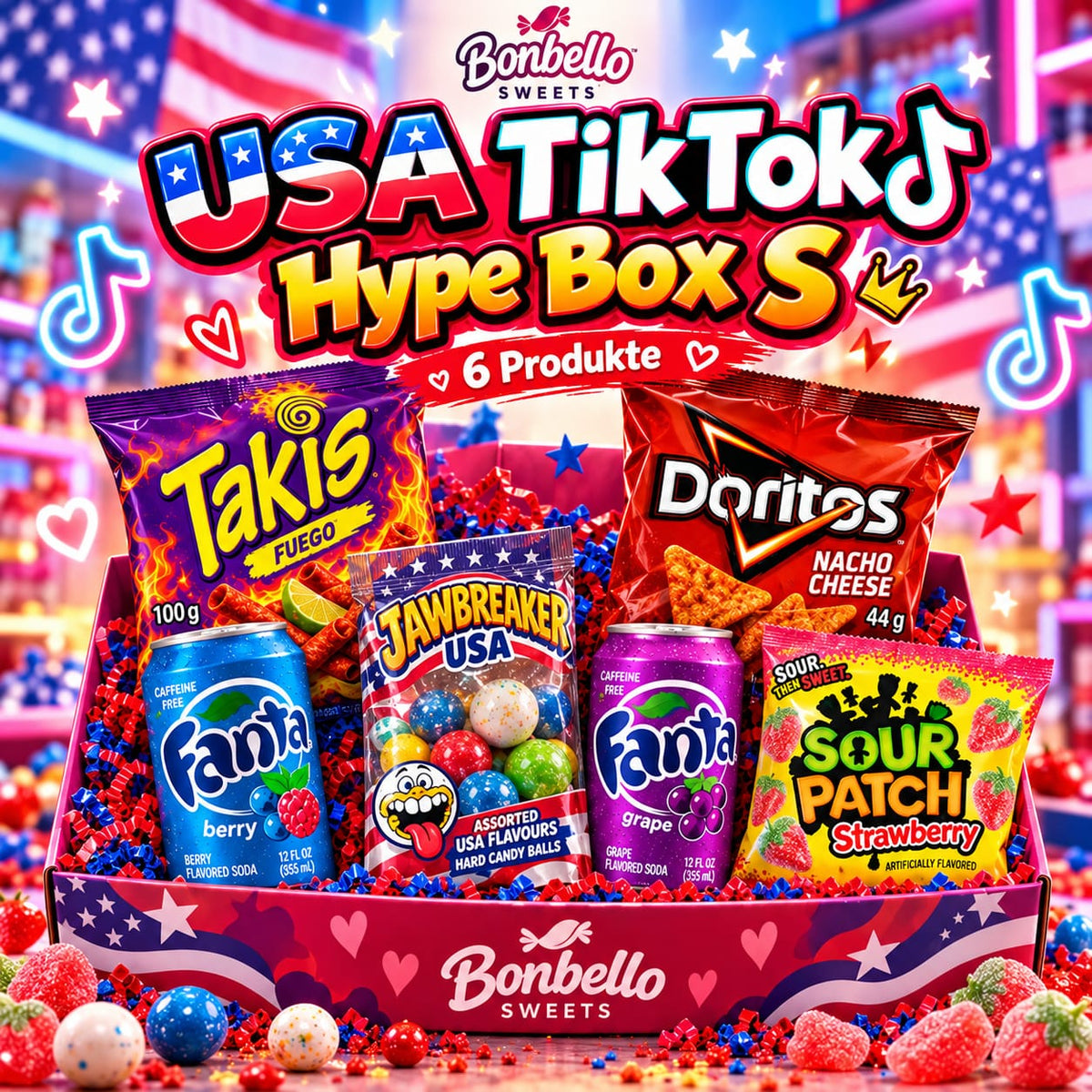 USA TikTok Hype Box – TikTok Starter Pack