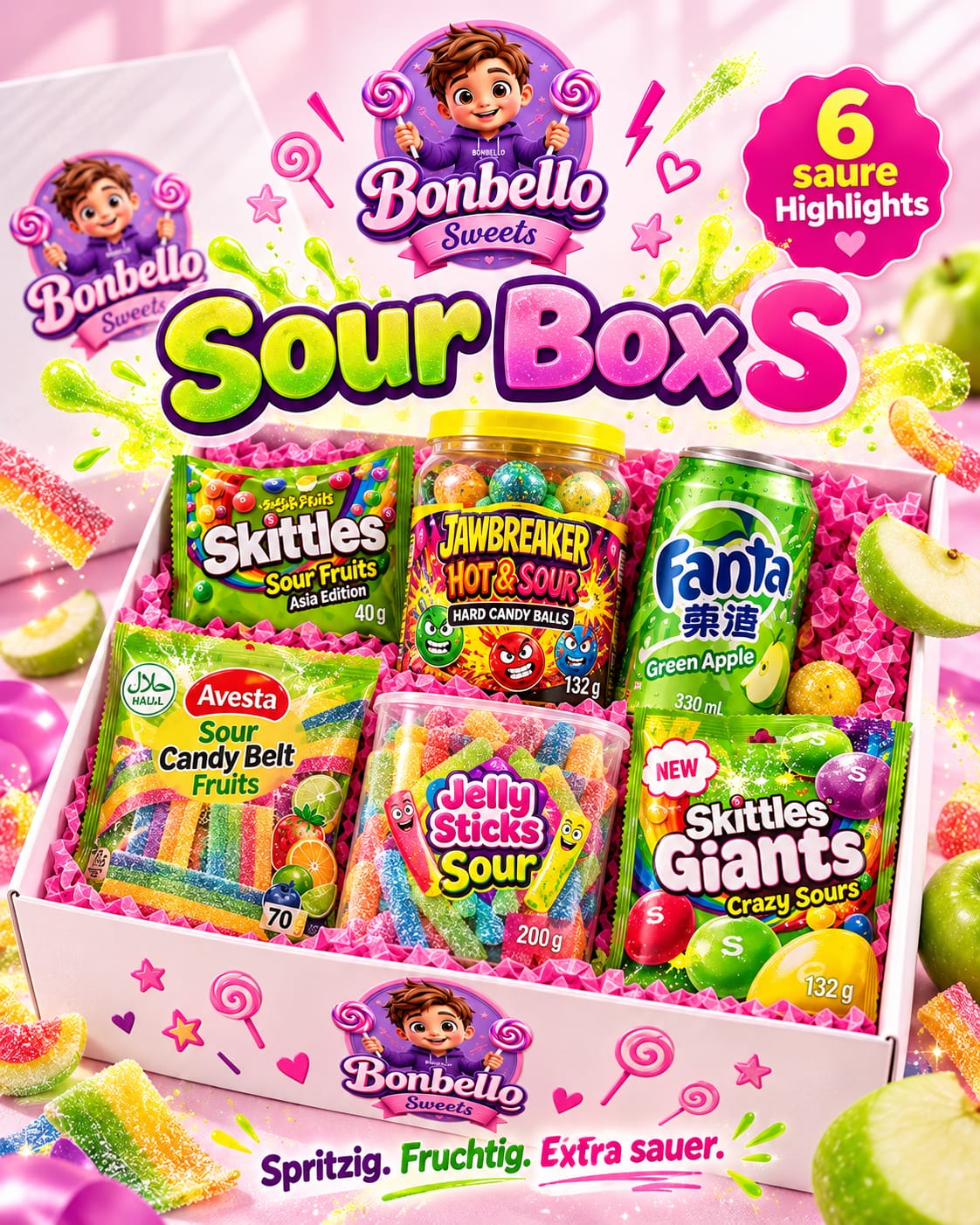 Sour Box (Das extra-saure Paket) – Sour Shock Pack