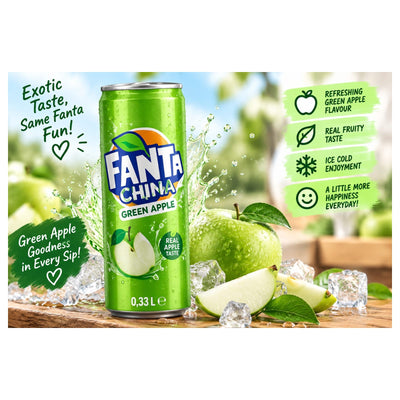 Fanta China Green Apple