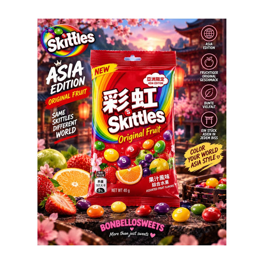 Skittles Asia Edition Original Fruit – 40 g – BONBELLOSWEETS