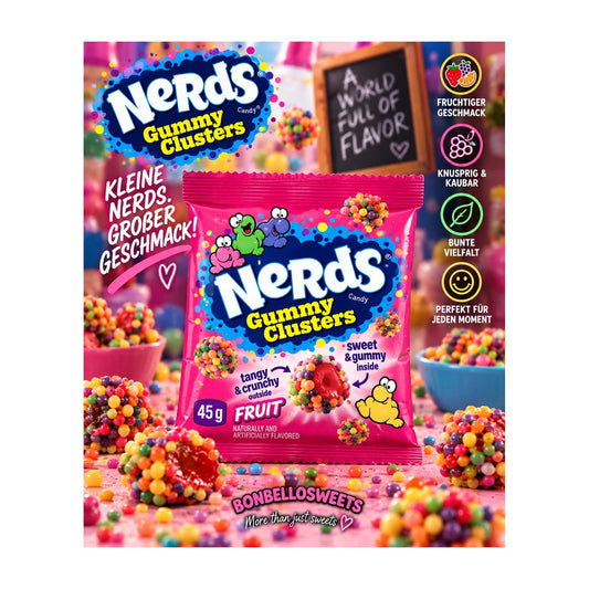 Nerds Gummy Clusters – 45 g – BONBELLOSWEETS