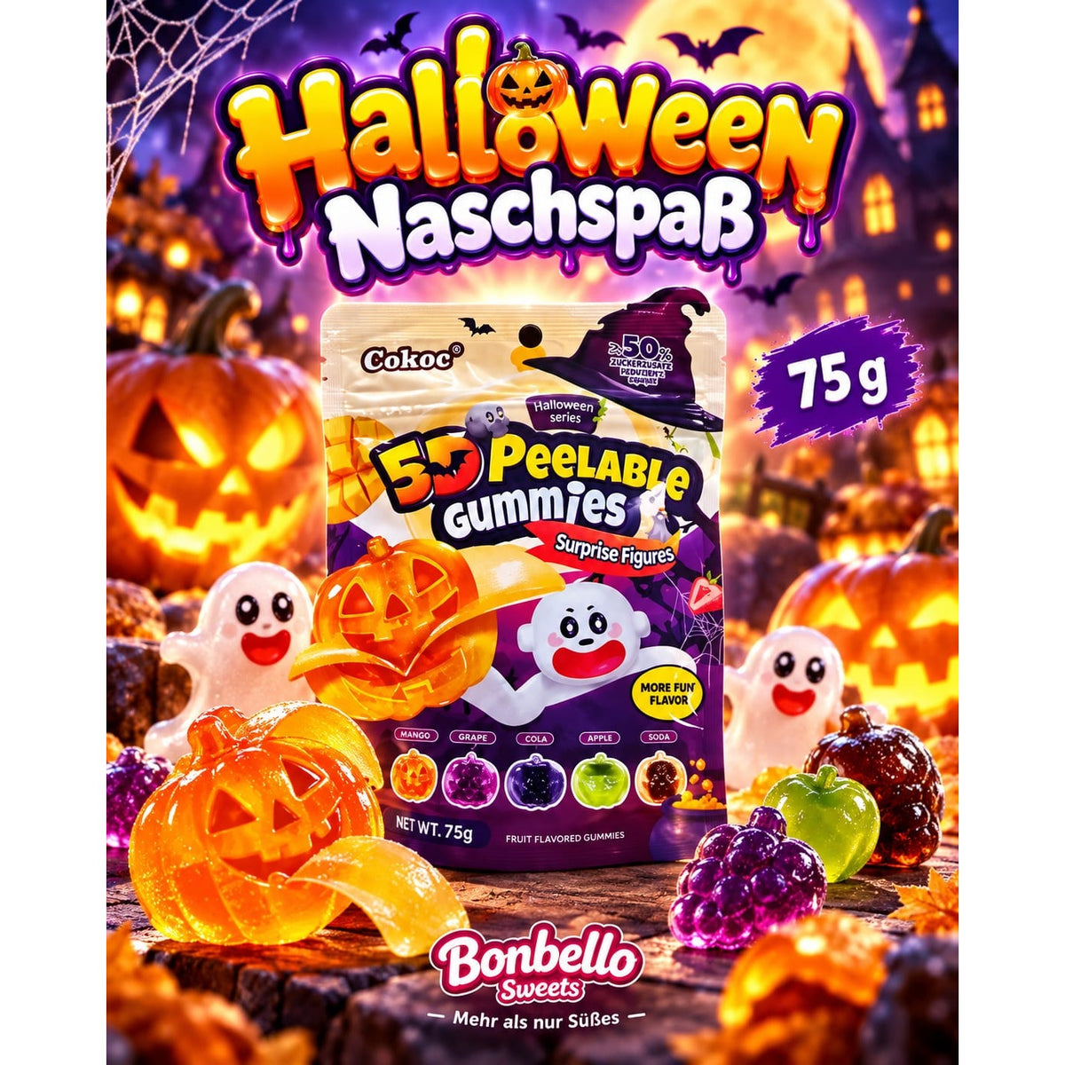 Coke Pebble Gummies Halloween