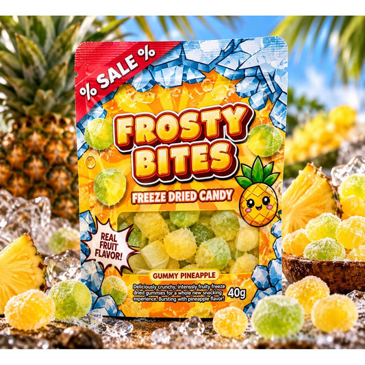 Frosty Bites Gummies Pineapple