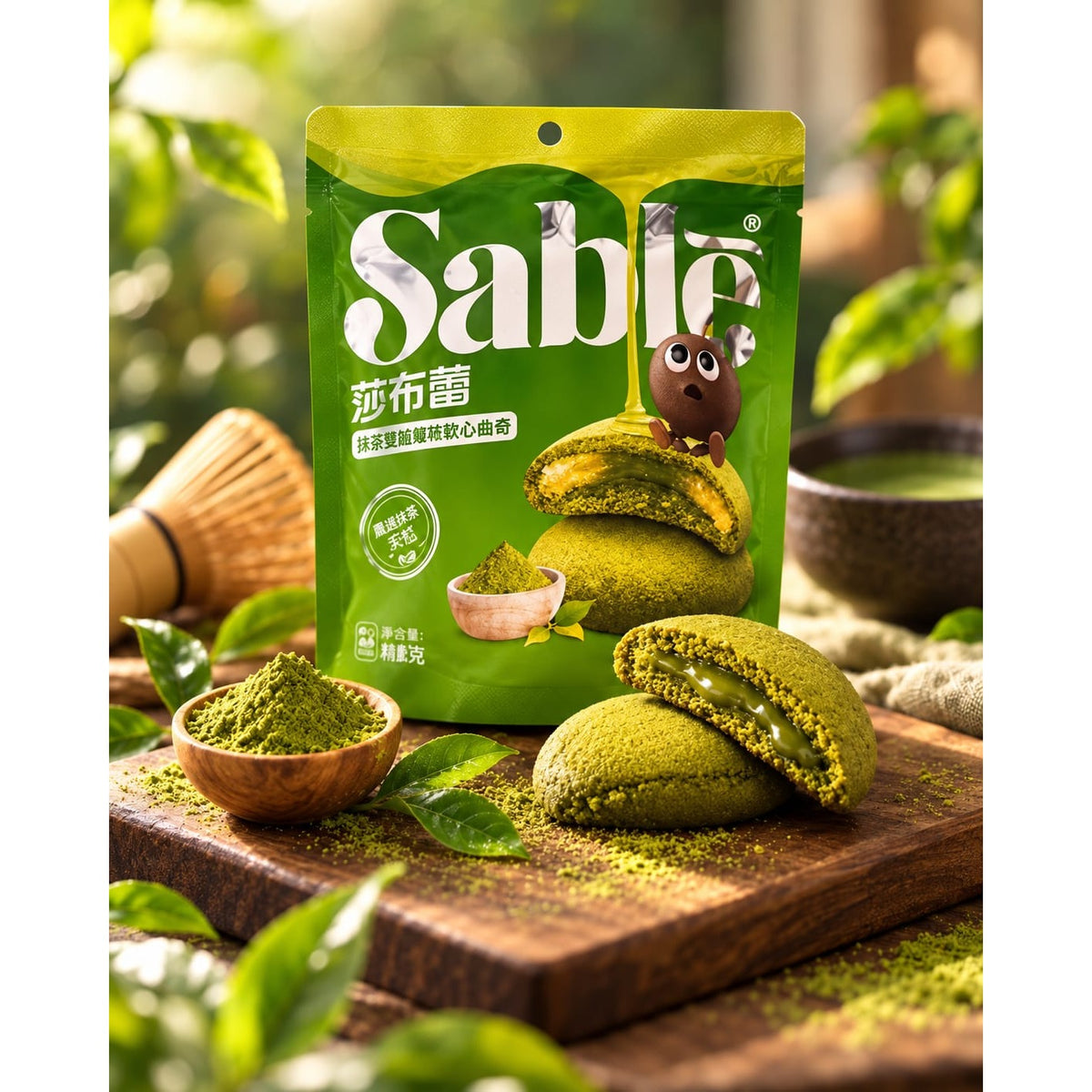 Sable Matcha Soft Center Cookies